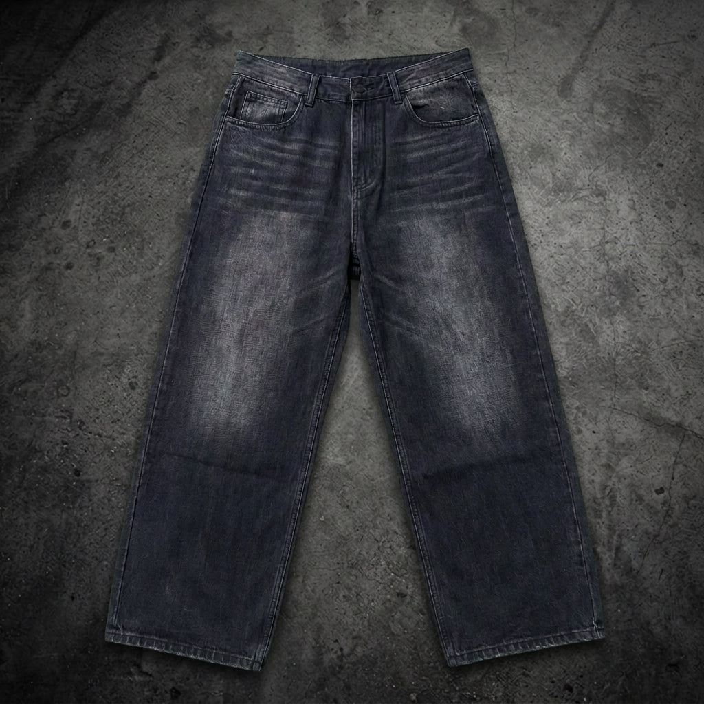 WIDE-LEG DENIM JEANS