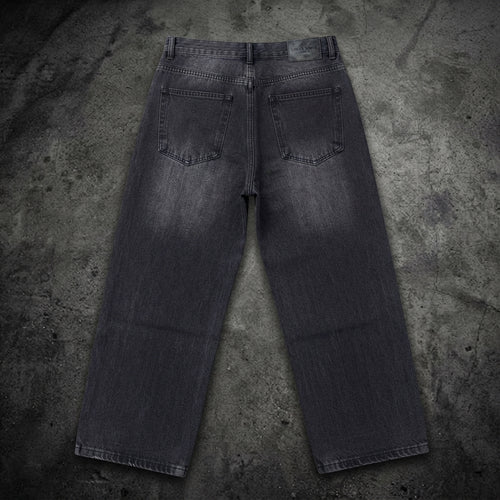 WIDE-LEG DENIM JEANS